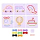 thumbnail image 1 of Tholdsy Tablero de enhebrado sensorial, juguete educativo para actividades relajantes en casa o en el aula, 6 pack/lote Juguetes de construcción transporte, 1 of 6
