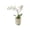 White, variant on Bwiyojiz Artificial Silk Phalaenopsis Potted For Table Living Room Decoration