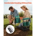 thumbnail image 5 of Garden Kneeler and Seat with 8" Wide Kneeling Pad, 330 lbs Capacity, Folding Design, 2 Tool Bags, for Gardening Weeding Planting, 5 of 13