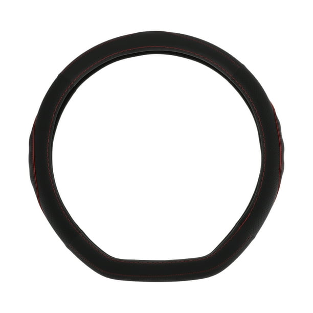 Cubierta de volante de PU Unique Bargains, protector de volante de goma para automóvil de 14.96"