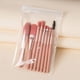 thumbnail image 1 of Fiudx Mini Pinceles, Juego de 8 Pinceles de Pelotón Sintético Suave, Elegante Bolsa de Viaje Incluida, Mangos Abs Resistentes, Maquillaje Artístico, Ideal para Usar En Casa, Oficina o Viajes, Regalo, 1 of 7