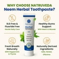 thumbnail image 4 of Pasta dental herbal de neem Natruveda 3x100 g sin flúor, 4 of 9