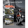 RV Scissor Jacks 9000lbs (Set of 2), 4-23.4in Stabilizer Leveling Jacks ...
