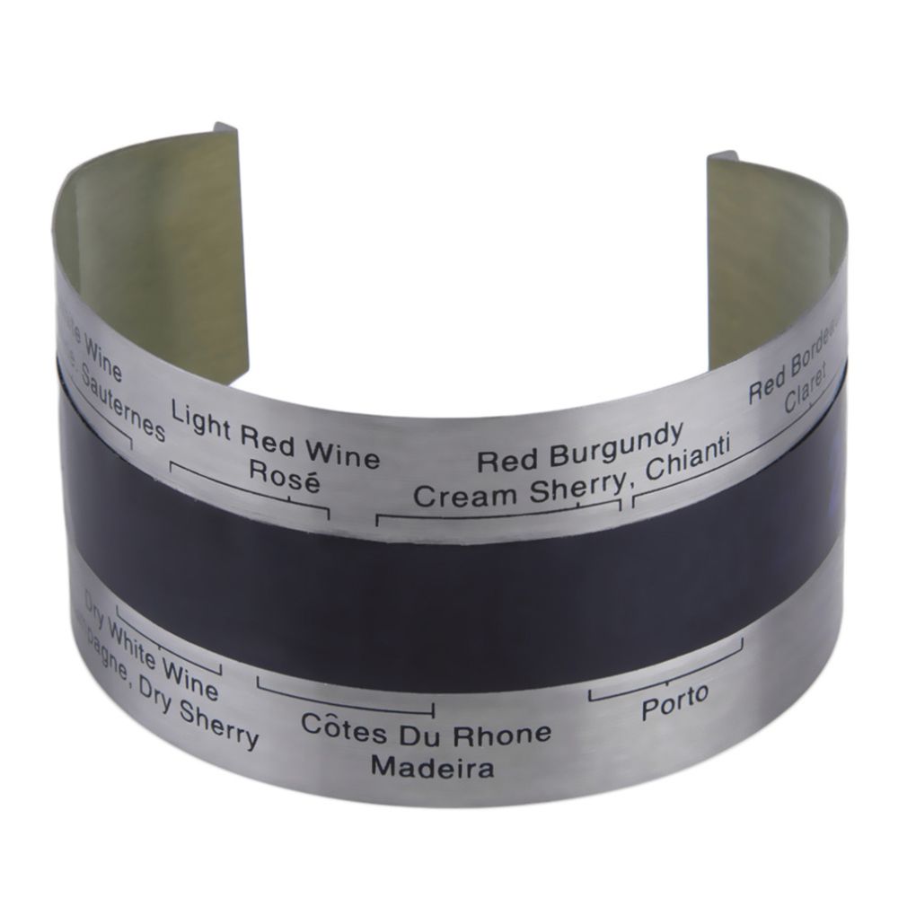Guangcailun Stainless Steel LCD Electric Red Wine Digital Thermometer Meter 4-24 Degree Celsius Temperature Range Guangcailun Stainless Steel LCD Electric Red Wine Digital Thermometer Meter 4-24 Degree Celsius Temperature Range
