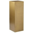 thumbnail image 5 of Pangea Home Miami Metal Pedestal Set in Brushed Brass, 5 of 8