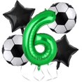thumbnail image 1 of hzqruqh Set de globos de fútbol para 6.º cumpleaños, 1 of 8