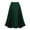 Green, variant on QENGING Summer Skirts for Women Plus Size Lace Patchwork High Waist Midi Skirt Gothic Pleated Skirt Casual