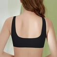 thumbnail image 3 of Fabrcox Sports Bras for Women Large Bust No Underwire Lightweight Underwear Comfy Everyday Sleeping Basic Wireless Bras Black 40, 3 of 5