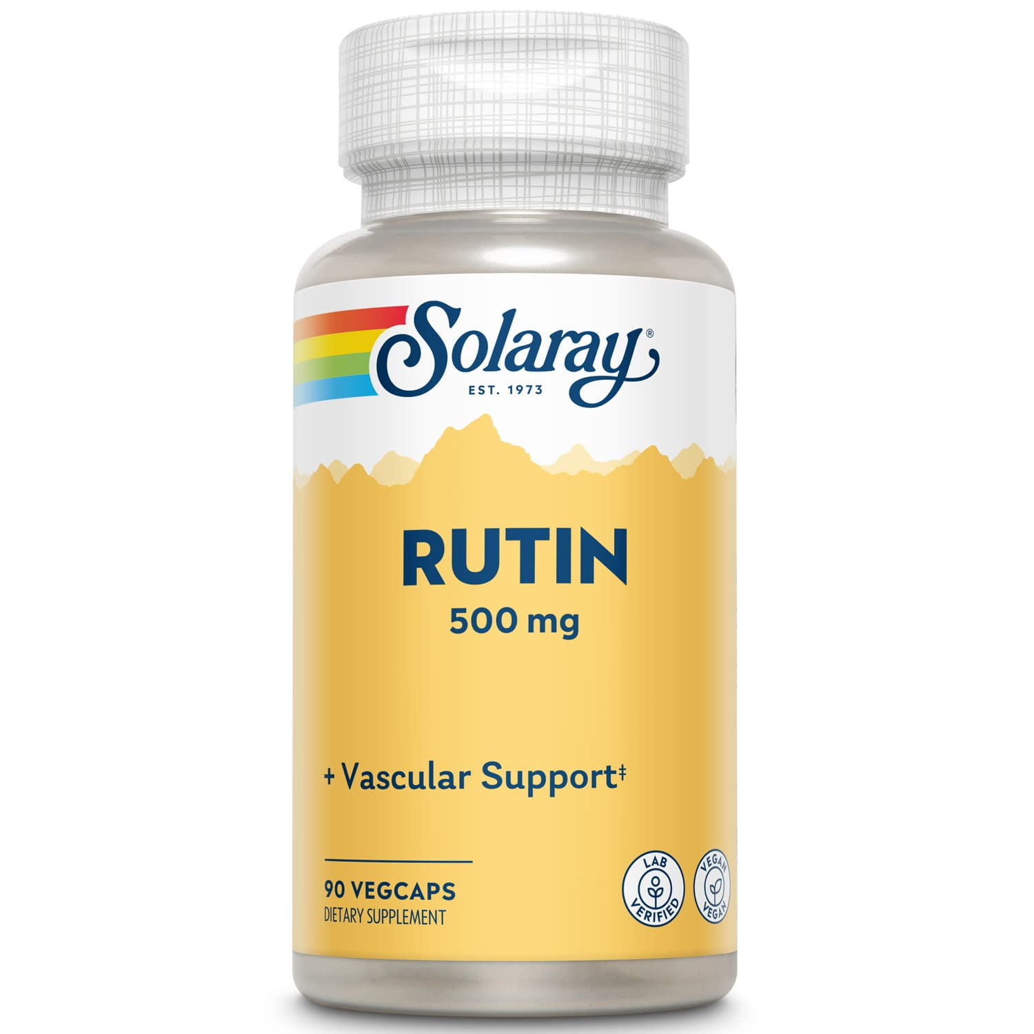Suplemento SOLARAY Rutin 500 mg 90 cápsulas vegetarianas | Walmart en línea