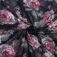 thumbnail image 2 of Gibobby Pijamas mujer calientitas Lingerine sexy para dormir, informal, elegante y con estampado floral, cuello en V profundo, malla transparente(Negro,XL), 2 of 5