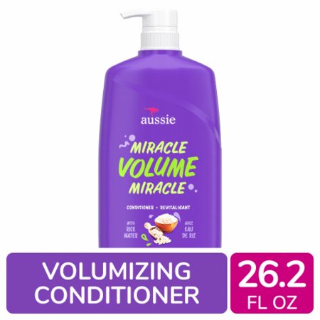Aussie Miracle Volume with Plum & Bamboo Paraben Free Conditioner 26.2 fl oz