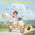thumbnail image 4 of Ambifirner 12V Gift Electric Motorcycle 2-Seater w/Bluetooth, LED Lights & Parent Seat - 3-Wheel Ride-On Toy with Storage Box, Slow Start, 4 of 7