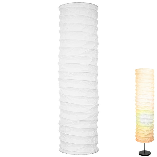EeaseMX 1 pantalla de papel para lámpara de pie, ideal para el hogar, hotel, sala de estar, dormitorio, accesorio de iluminación.