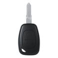 thumbnail image 3 of 2 Buttons Key Case, Black 2 Buttons Key Fob, Remote Auto Car Key Fob ABS Plastic For  Kangoo Dacia Logan Car, 3 of 8