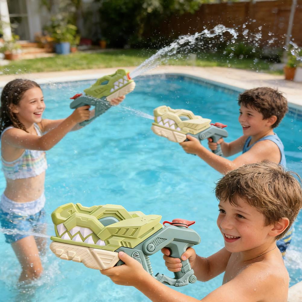AGIUFGS Dinosaur Water Blaster Toy, Festive Holiday Designs, for Backyard Summer Water Play