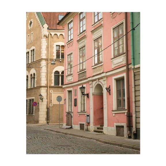 Old Town Streets, Riga 02 - Riga Riga Latvia Photography Unframed Wall Art Print 8 x 10 inches