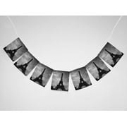YKCG Cloudy Sky Paris Eiffel Tower Banner Bunting Garland Flag Sign for Home Family Party Decoration