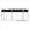 White, variant on Ladies Solid Color Sleeveless V-Neck Pocket Dress Black S