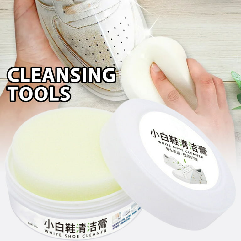 White Shoe Cleaning Cream, Multipurpose Sports Shoe Cleaner Effective Dirt  Removal Clean and Bright for Canvas Shoes Leather Shoes Leather Bags