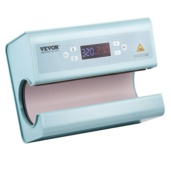 11-30oz Sublimation Mug Press – Automatic Tumbler Heat Transfer Machine (Blue Design)