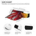 thumbnail image 3 of Sikiie Eagle Head With American Flag Sun Visor Hat Adjustable Velcro Golf Visor Sports Sunscreen Visor Hat for Outdoor Activities, 3 of 7