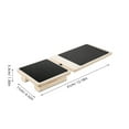 thumbnail image 2 of FUTUREORYY 1Pack Foot Board for Ankle Stretching and Balance Improvement Unique Shape Wood Material, 2 of 8