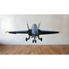 Wallhogs US Navy ''Blue Angel'' F-18 Hornet Nose View Cutout Wall Decal