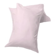 Pink Standard Pillowcase Set 21" X 30" Size-500 TC 100% Long Staple Cotton-Luxurious Sateen Weave ultra-soft - Strong 4" Z Hem finish -Made For Sound Sleep From The Village-Fisher West New York