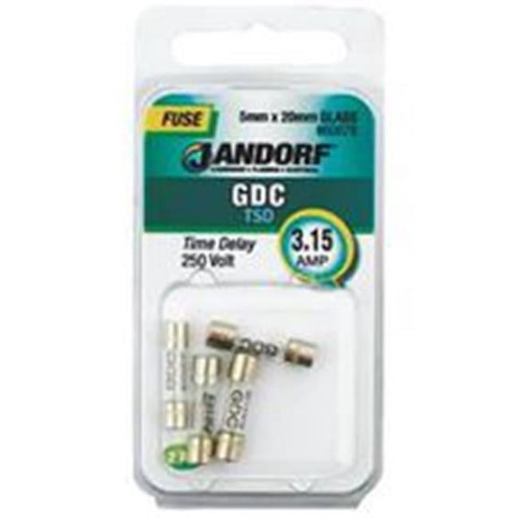 Jandorf Specialty Hardw Fuse Gdc 3.15A Time Delay 60678