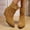 #072-Brown, variant on Wowcloth Women's Casual Platform Boots with Glitter Rhinestone Decorations – Comfortable Chunky Heel Ankle Booties for Autumn Winter Fashion & Wide Width Options