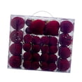 thumbnail image 4 of 48 piezas de adornos navideños colgantes, regalo considerado, adornos para fiestas, decoración para de Navidad para vacaciones Vino tinto, 4 of 8