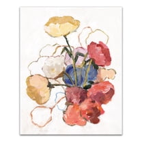 Creative Products Golden Florals 16x20 Canvas Wall Art