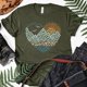 thumbnail image 1 of camiseta la aventura espera camiseta Verde militar L FLhrweasw  Para estrenar, 1 of 2