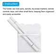 thumbnail image 5 of REGALWOVEN Magnetic Pen Holder for Fridge, Office, and Whiteboard, Durable Pencil Holder White, 5 of 6