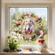 thumbnail image 4 of Spring Decoración del hogarations Easter Lovely Bunny Egg and Butterflys Cataleptic Cling Window Stickers for Holiday Window Decorations Decoración del hogar, 4 of 6