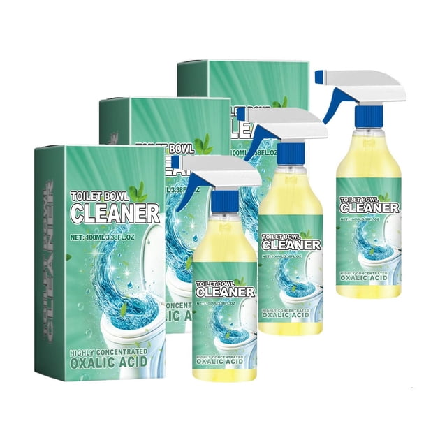 pstuiky Limpiador de ácido oxálico de alta concentración para azulejos, inodoros, lavabos y baños (2/3/4/5 unidades, 100 ml)