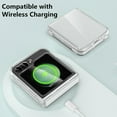 thumbnail image 6 of for Samsung Galaxy Z Flip 5 Case, Clear Slim Thin Protective Phone Cases, Transparent Shockproof Case for Z Flip5, 6 of 7