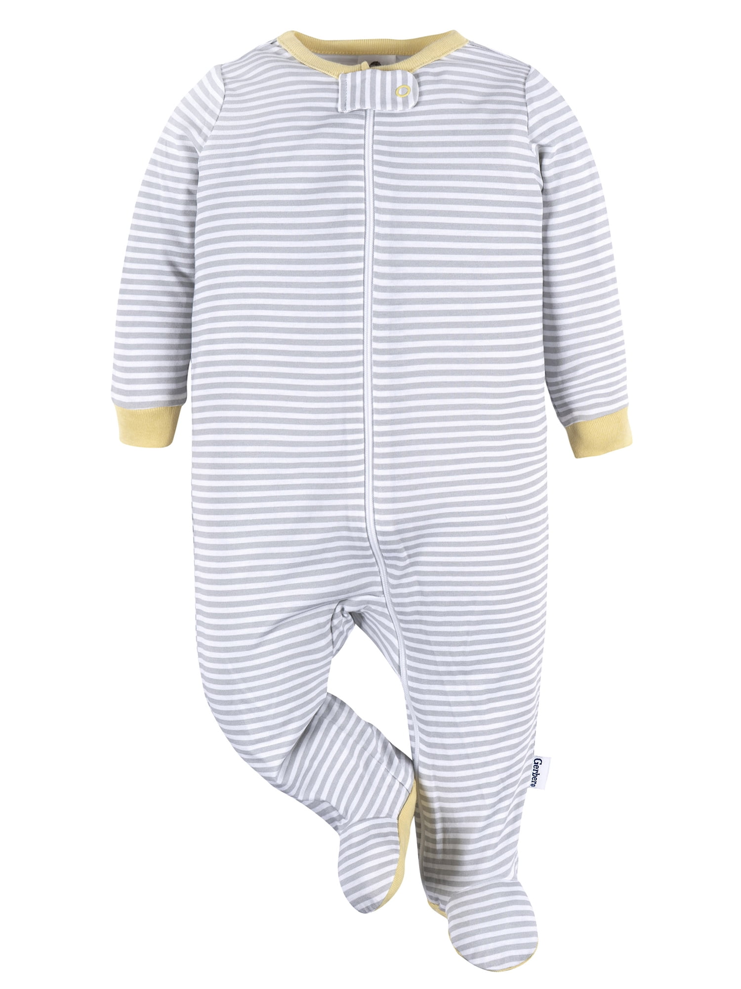 Gerber Gender Neutral Sleep ´N Play Footed Pajamas, 2-Pack, Sizes 0/3 Months - 12 Months