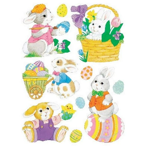 Impact Innovations 4618 Papiers Adhésifs Classiques de Pâques 12 x 17 Po. - Lot de 72