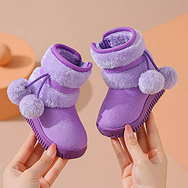 Toddler Boots Girls Autumn Winter Thick Soles Non Warm Comfortable