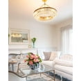thumbnail image 6 of Crystorama Lighting - Six Light Chandelier - Chandelier - Calypso - Six Light, 6 of 10