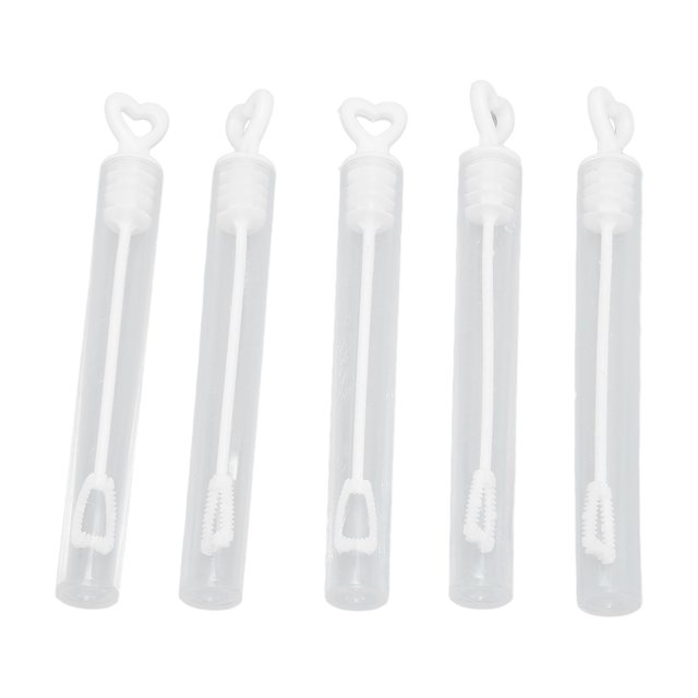 Baguettes à Bulles, Tube à Bulles Blanc Élégant 96 Pcs pour Fête