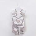 thumbnail image 2 of Zuwimk Newborn Boy Girl Clothes Sets Cotton Long Sleeve Romper Jumpsuits Unisex Outfits With Baby Mittens Hats Gloves 8Piece(A109-Grey), 2 of 6