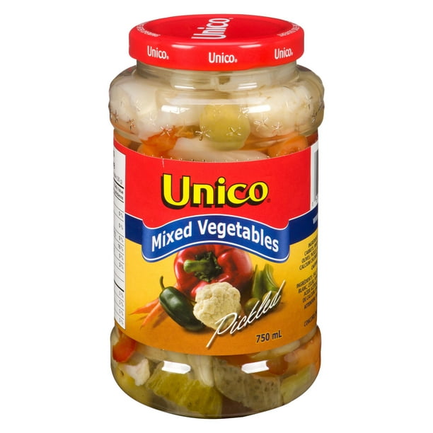 Cornichons mélangés de légumes Unico 750 ml