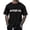 Black, variant on Men's Oversized T Shirt Crew Collar Short Sleeve Loose Summer Top Fashion T Shirt With Graphic Alphabet Printed Street Wear Sports Casual Top Loose Fit T Shirts for Men