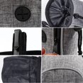 thumbnail image 4 of Bolsa de golosinas para perros - Bolsa multifuncional de comida para perros con dispensador de bolsas para excrementos - Cinturón ajustable (gris) Rojo Verde, 4 of 5