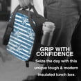thumbnail image 6 of Lsque Ocean on Striped Lunch Bag Lunch Box for Women Men Reusable Insulated Lunch Tote Bag,Leakproof Thermal Cooler Sack Food Handbags Case High Capacity, 6 of 9