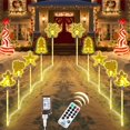 thumbnail image 1 of Luces navideñas para paisajes Niuyhe, paquete de 10 unidades, impermeables, 1 of 8