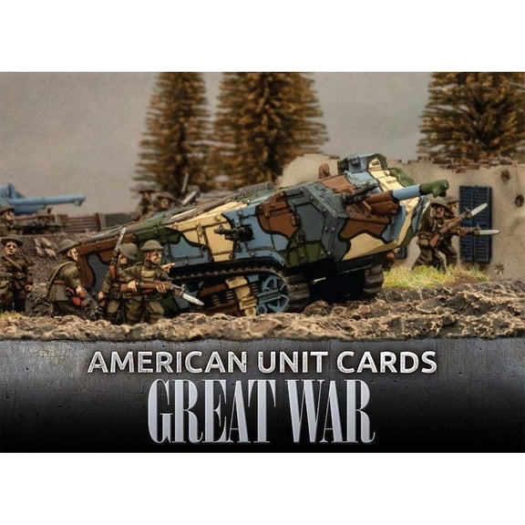 Flames of War The Great War American Unit Cards FOW GUS901