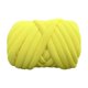 thumbnail image 1 of Hilo grueso, hilo grueso voluminoso, hilo jumbo lavable tejido a mano de 500 g, para macramé, Limon amarillo, 1 of 9